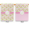 Pink & Green Geometric House Flags - Double Sided - APPROVAL