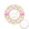 Pink & Green Geometric Icing Circle - XSmall - Front
