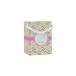 Pink & Green Geometric Jewelry Gift Bags - Matte (Personalized)