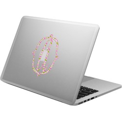 Pink & Green Geometric Laptop Decal (Personalized)