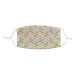 Pink & Green Geometric Kid's Cloth Face Mask