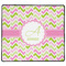 Pink & Green Geometric XXL Gaming Mouse Pads - 24" x 14" - FRONT