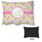 Pink & Green Geometric Outdoor Dog Beds - Large - APPROVAL