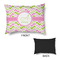 Pink & Green Geometric Outdoor Dog Beds - Medium - APPROVAL