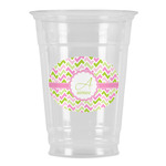 Pink & Green Geometric Party Cups - 16oz (Personalized)