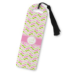 Pink & Green Geometric Plastic Bookmark (Personalized)