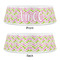 Pink & Green Geometric Plastic Pet Bowls - Small - APPROVAL