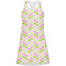 Pink & Green Geometric Racerback Dress - Front
