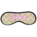 Pink & Green Geometric Sleeping Eye Masks - Large (Personalized)