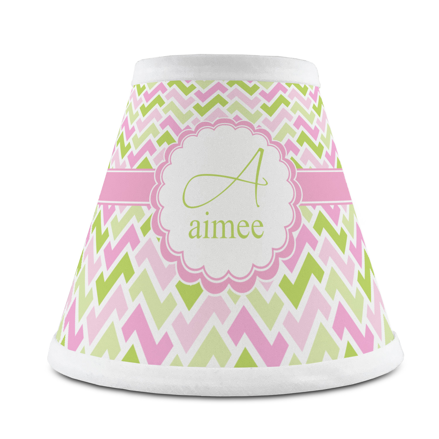 geometric lampshade pink