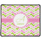 Pink & Green Geometric Small Gaming Mats - FRONT