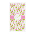 Pink & Green Geometric Guest Paper Towels - Full Color - Standard (Personalized)