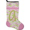 Pink & Green Geometric Stocking - Single-Sided