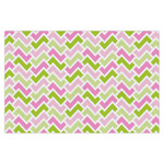 Pink & Green Geometric X-Large Tissue Papers Sheets - Heavyweight