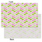 Pink & Green Geometric Tissue Paper - Lightweight - Small - Front & Back