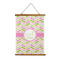 Pink & Green Geometric Wall Hanging Tapestry - Portrait - MAIN