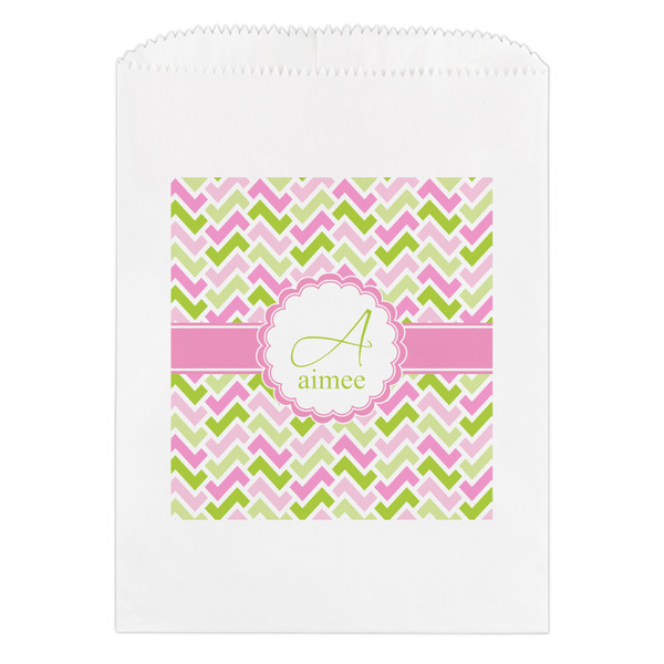 Custom Pink & Green Geometric Treat Bag (Personalized)