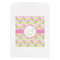 Pink & Green Geometric White Treat Bag - Front View