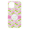 Pink & Green Geometric iPhone 15 Plus Case - Back