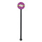 Clover Black Plastic 5.5" Stir Stick - Round - Single Stick