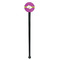 Clover Black Plastic 7" Stir Stick - Round - Single Stick