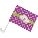 Clover Car Flag - Small w/ Couple's Names