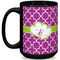 Clover Coffee Mug - 15 oz - Black Full