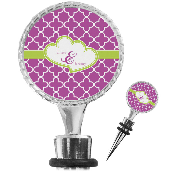 Custom Clover Wine Bottle Stopper (Personalized)