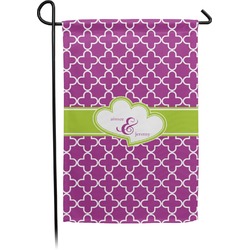 Clover Small Garden Flag - Double Sided w/ Couple's Names