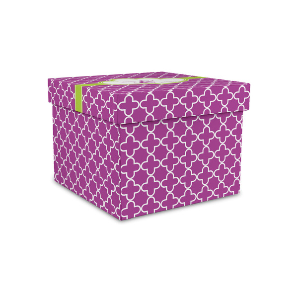 Custom Clover Gift Box with Lid - Canvas Wrapped - Small (Personalized)