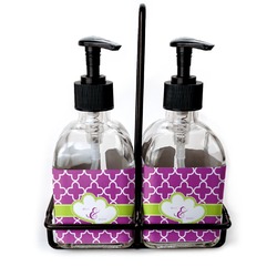 Clover Glass Soap & Lotion Bottles (Personalized)