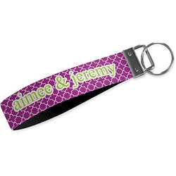 Clover Webbing Keychain Fob - Small (Personalized)