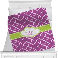 Clover Minky Blanket - Twin / Full - 80"x60" - Double Sided (Personalized)