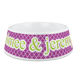 Clover Plastic Dog Bowl - Medium (Personalized)