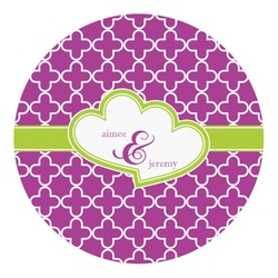 Clover Round Decal - Small (Personalized)