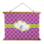 Clover Wall Hanging Tapestry - Wide (Personalized)