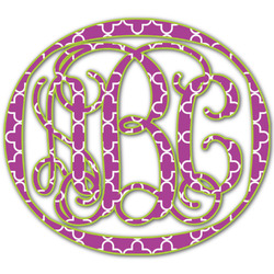 Clover Monogram Decal - Small (Personalized)