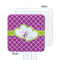 Clover White Plastic Stir Stick - Single Sided - Square - Approval