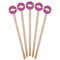 Clover Wooden 7.5" Stir Stick - Round - Fan View