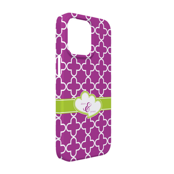 Custom Clover iPhone Case - Plastic - iPhone 13 Pro (Personalized)