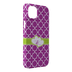 Clover iPhone Case - Plastic - iPhone 14 Plus (Personalized)