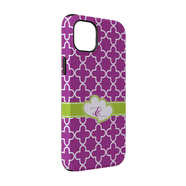 Custom Clover iPhone Case - Rubber Lined - iPhone 14 (Personalized)