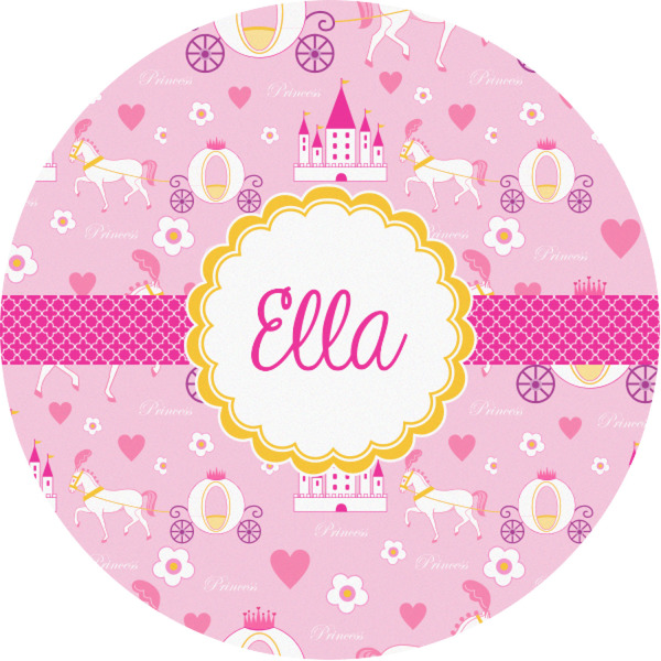 Custom Princess Carriage Multipurpose Round Labels - 1" (Personalized)