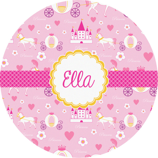 Custom Princess Carriage Multipurpose Round Labels - Custom Sized (Personalized)