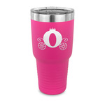 Princess Carriage 30 oz Stainless Steel Tumbler - Pink - Single Sided