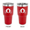 Princess Carriage 30 oz Stainless Steel Ringneck Tumblers - Red - Double Sided - APPROVAL