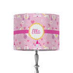 Princess Carriage 8" Drum Lamp Shade - Fabric (Personalized)