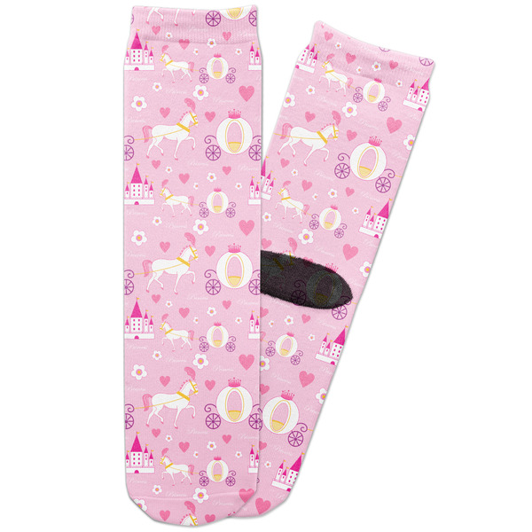 Custom Princess Carriage Adult Crew Socks