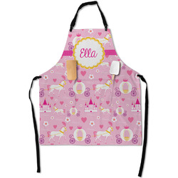 Princess Carriage Apron With Pockets w/ Name or Text