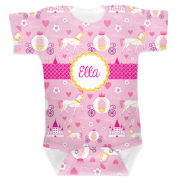 Princess Carriage Baby Bodysuit 3-6 w/ Name or Text